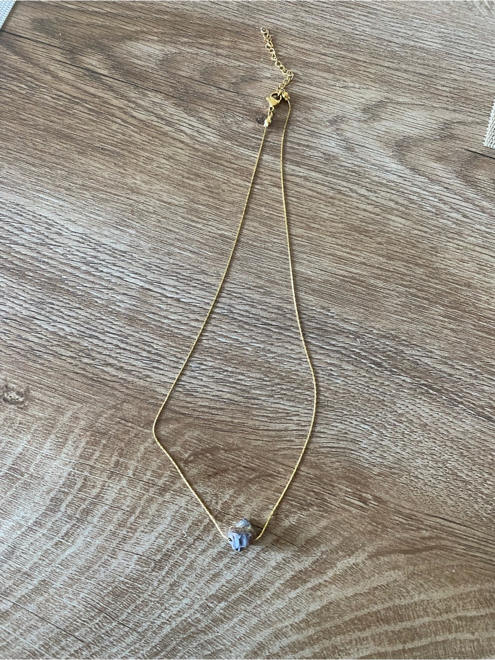 Tiger-eye stone necklace